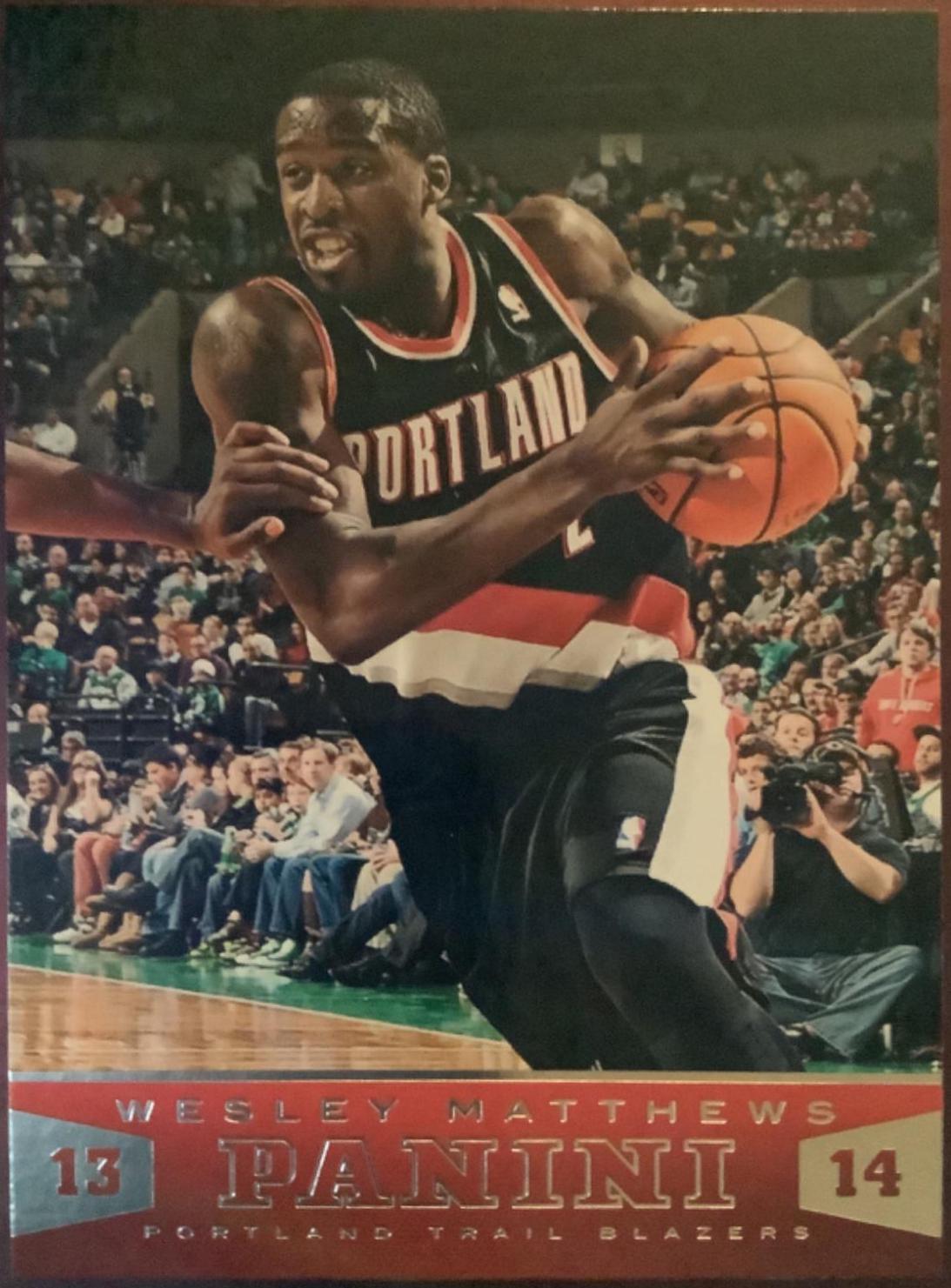 Wesley Matthews #58 Basketball Cards 2013 Panini