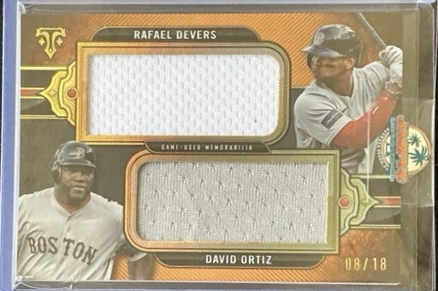 Rafael Devers / David Ortiz [Amber] #DRJ-OD