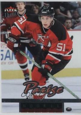 Zach Parise #260 Hockey Cards 2005 Ultra