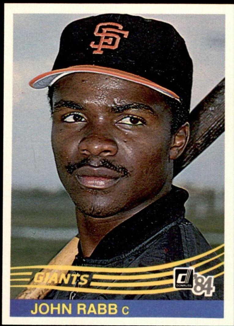 John Rabb #143 Baseball Cards 1984 Donruss