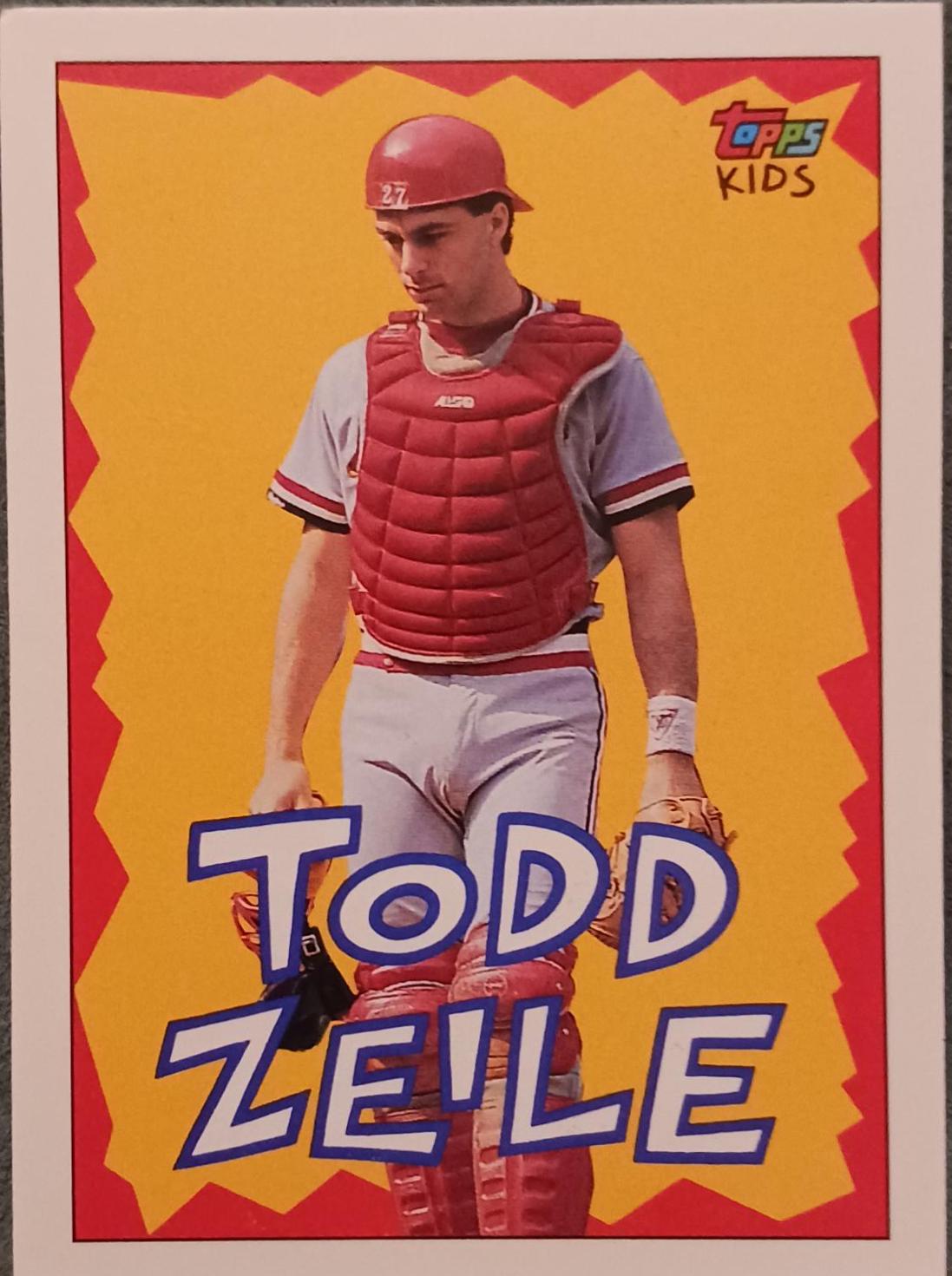 Todd Zelle #27 Baseball Cards 1992 Topps Kids