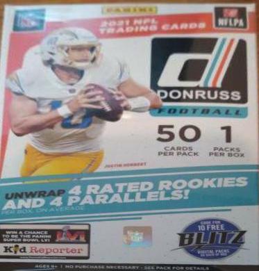 Hanger Box Football Cards 2021 Panini Donruss