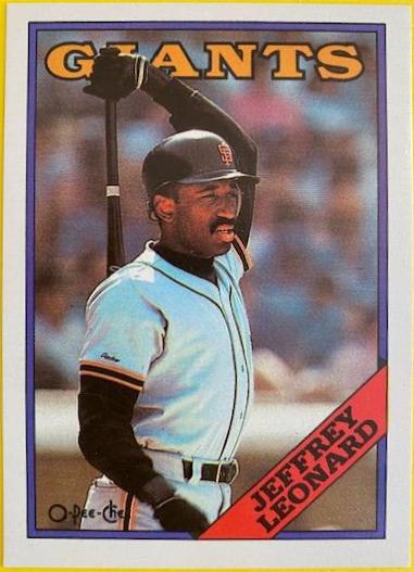 Jeffrey Leonard #152 Baseball Cards 1988 O Pee Chee