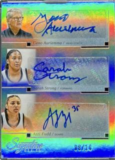 Azzi Fudd / Sarah Strong / Geno Auriemma