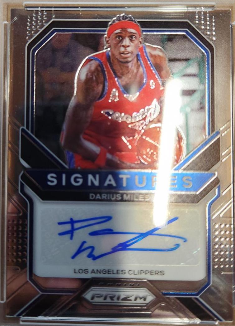 Darius Miles #SI-DML Basketball Cards 2020 Panini Prizm Signatures
