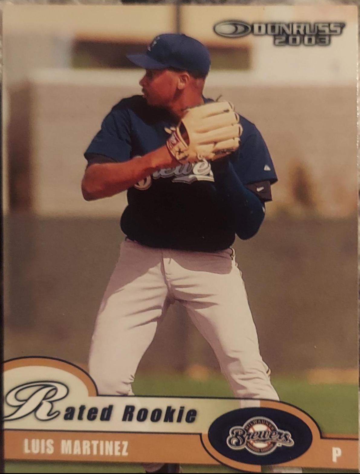 Luis Martinez #49 Baseball Cards 2003 Donruss