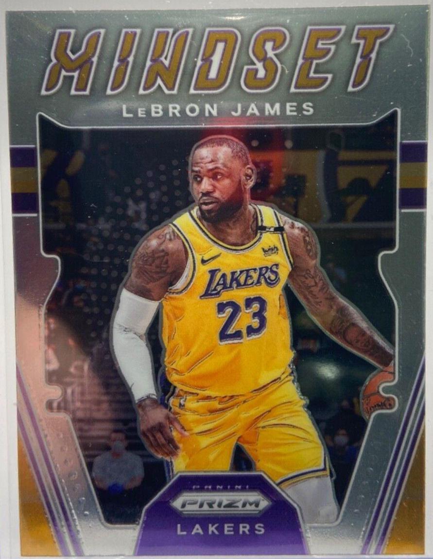 LeBron James #3 Basketball Cards 2021 Panini Prizm Mindset