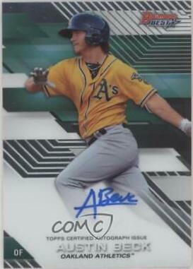 Austin Beck #B17-AUB Baseball Cards 2017 Bowman's Best of Autograph