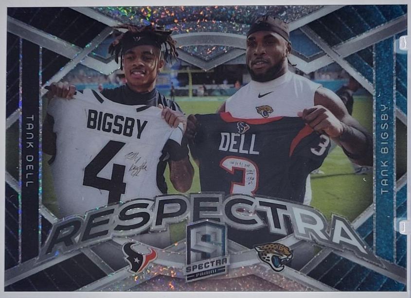 Tank Bigsby / Tank Dell #SWAP-TDTB Football Cards 2024 Panini Spectra Respectra