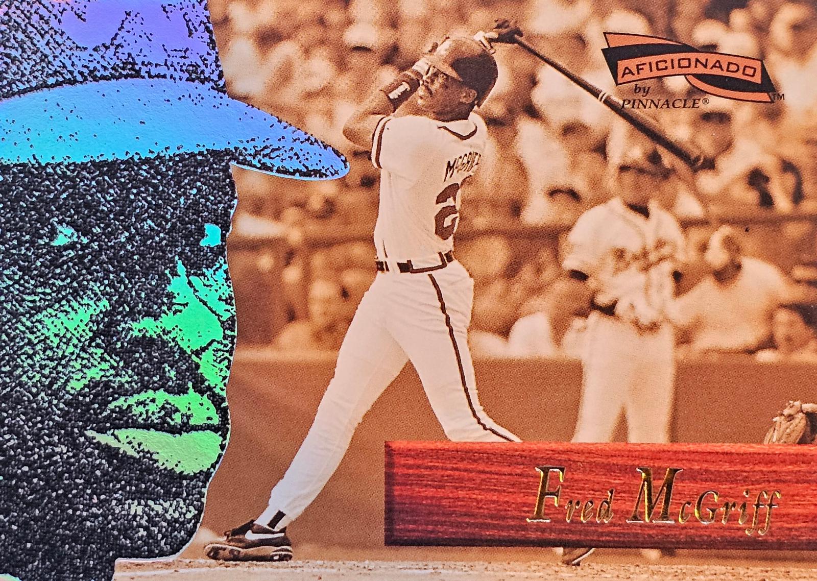 Fred McGriff #8 Baseball Cards 1996 Pinnacle Aficionado Slick Picks