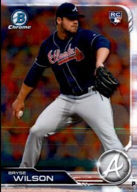 Bryse Wilson #62 Baseball Cards 2019 Bowman Chrome