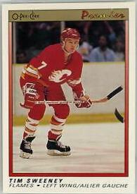 Tim Sweeney #116 Hockey Cards 1990 O-Pee-Chee Premier