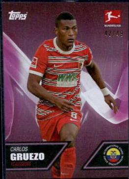 Carlos Gruezo Soccer Cards 2022 Topps Bundesliga International Stars
