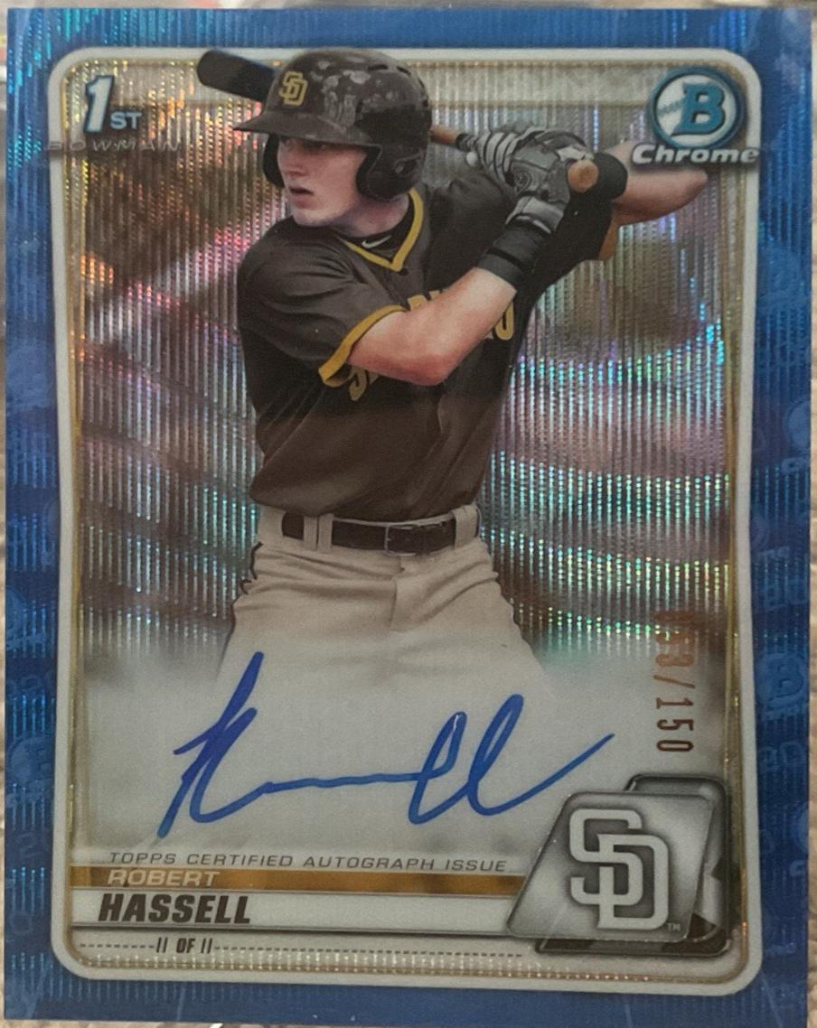 Robert Hassell [Blue Wave Refractor] #CDA-RHA