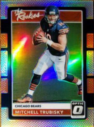 Mitchell Trubisky #1 Football Cards 2017 Panini Donruss Optic the Rookies