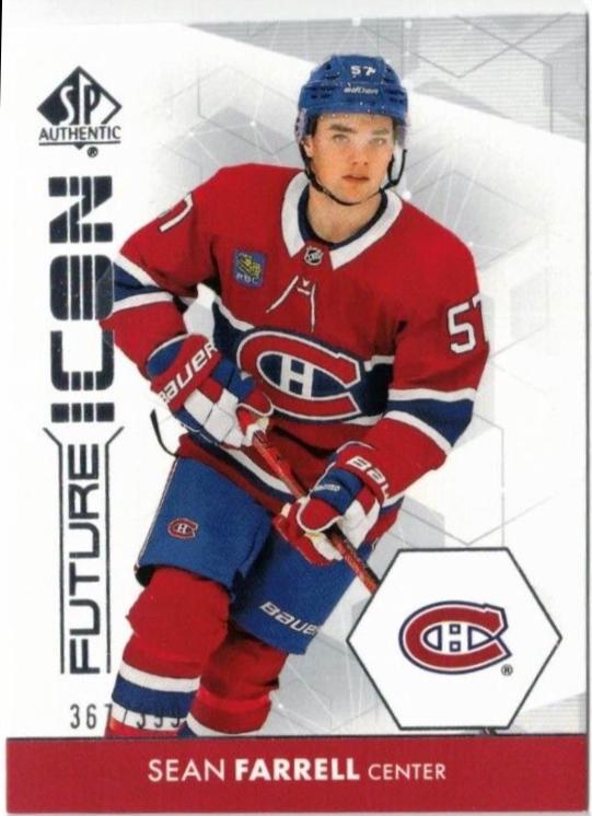 Sean Farrell #FI-14 Hockey Cards 2023 SP Authentic Future Icon