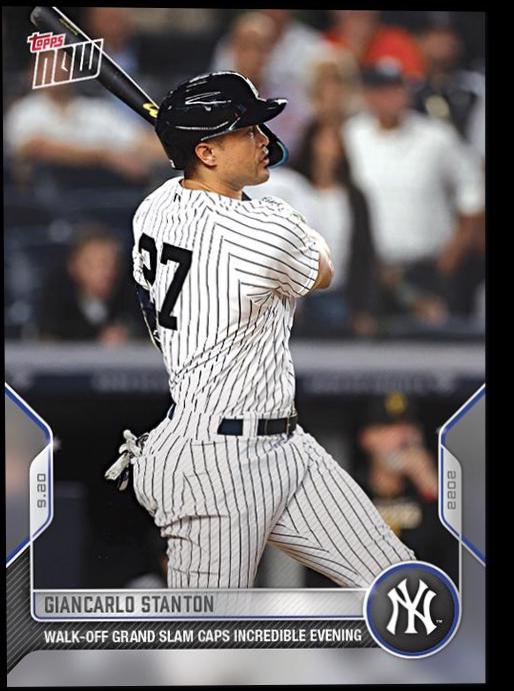Giancarlo Stanton #930 2022 Topps Now Baseball