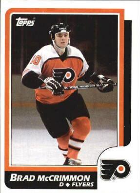 Brad McCrimmon #5 Hockey Cards 1986 Topps