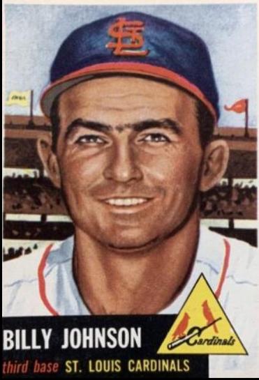 Billy Johnson #21 Baseball Cards 1953 Topps