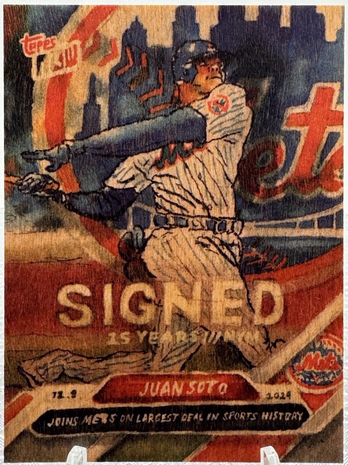 Juan Soto [Wood Stock] #37