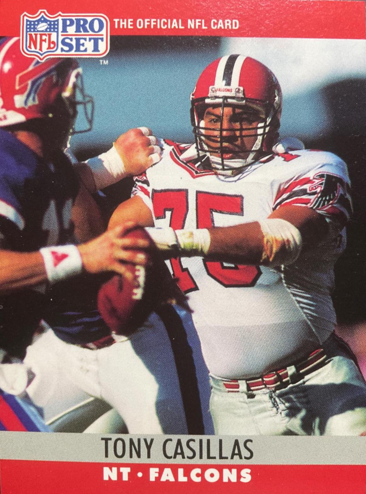 Tony Casillas #31 Football Cards 1990 Pro Set