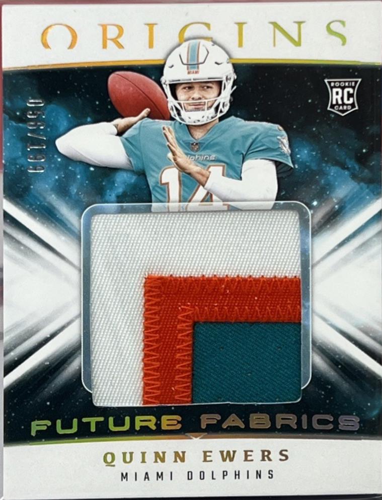 Quinn Ewers #10 2025 Panini Origins Future Fabrics Football