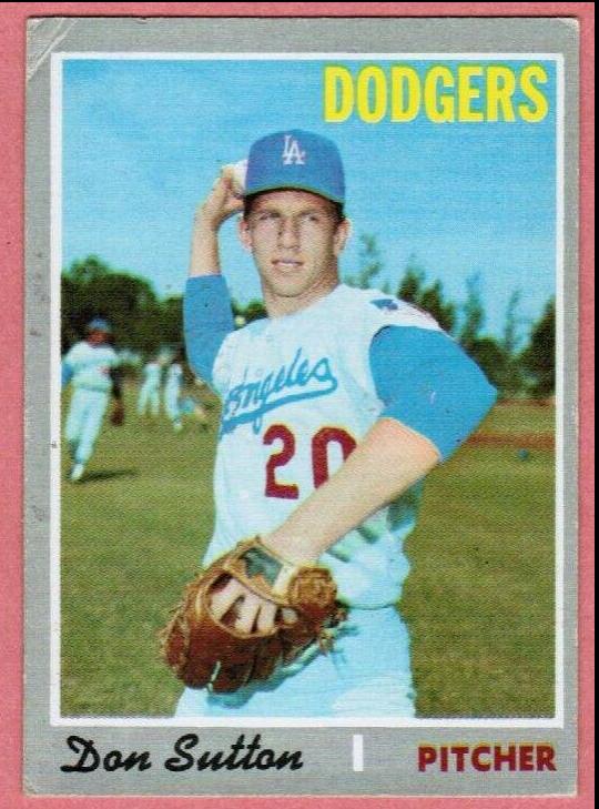 Don Sutton #622 Baseball Cards 1970 Topps