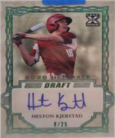 Heston Kjerstad #BA-HK1 2020 Leaf Ultimate Autographs Baseball