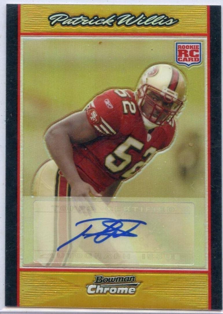 Patrick Willis [Autograph Gold Refractor] #BC93