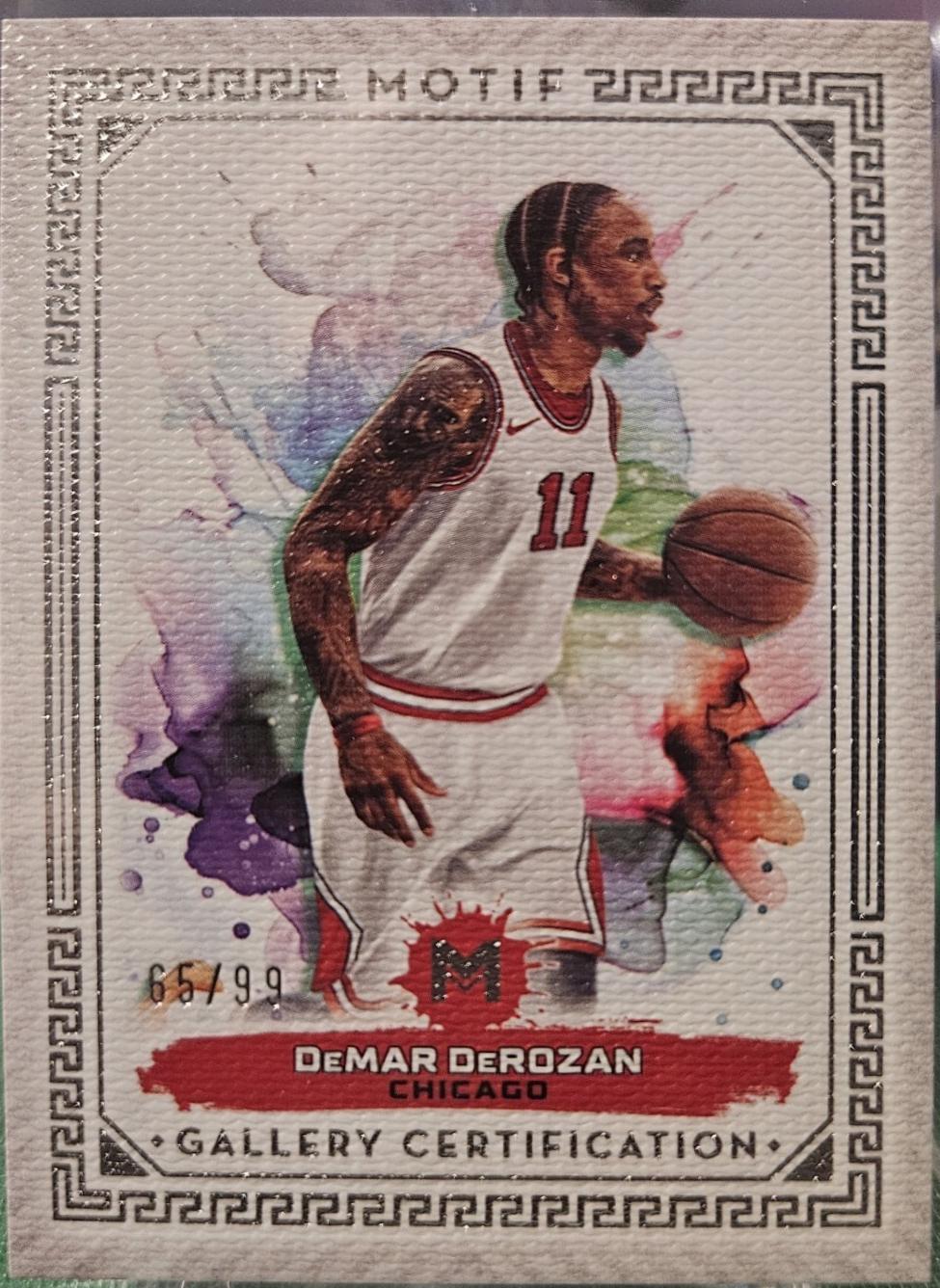 DeMar DeRozan #74 Basketball Cards 2023 Topps Motif