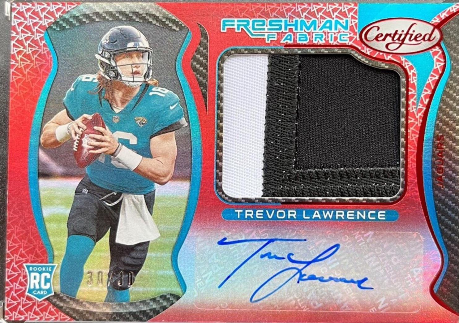 Trevor Lawrence [Freshman Fabric Signature Red] #201