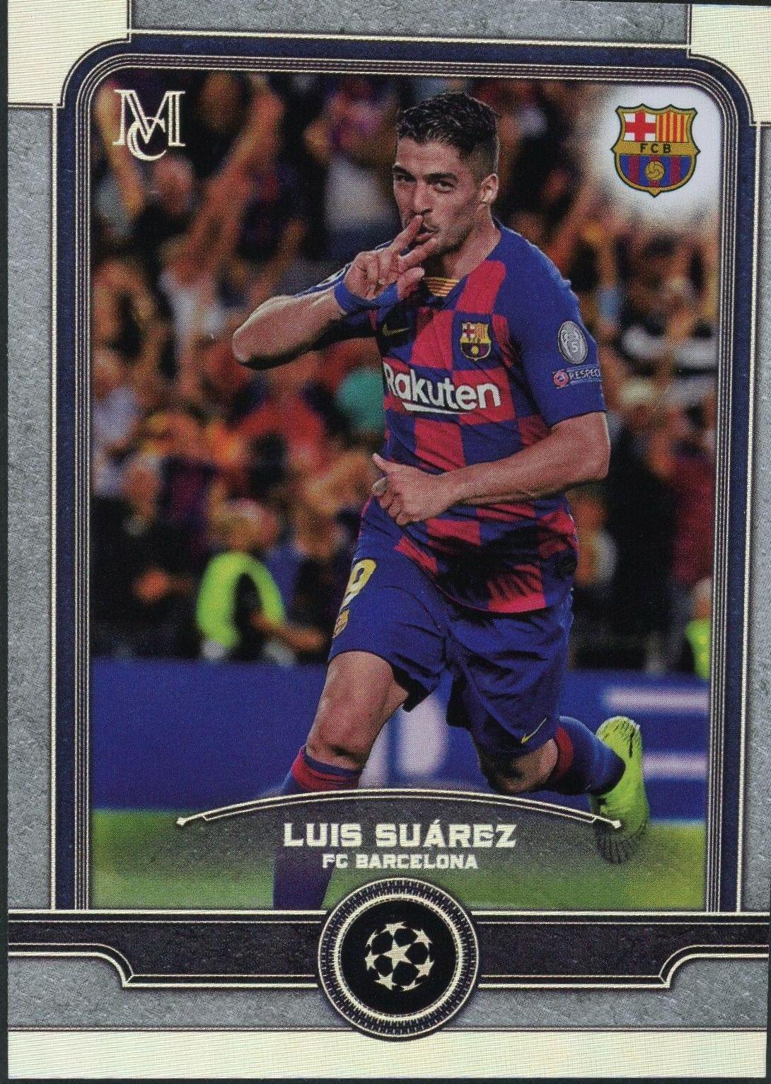 Luis Suarez #58 Soccer Cards 2019 Topps Museum Collection UEFA Champions League