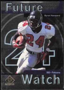 Byron Hanspard #22 Football Cards 1997 SP Authentic