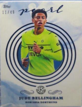 Jude Bellingham Soccer Cards 2021 Topps Pearl UEFA Champions League