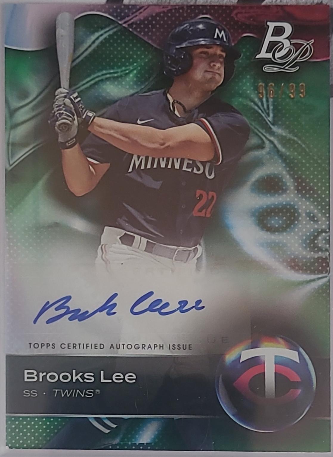 Brooks Lee [Autograph Green] #TOP-72