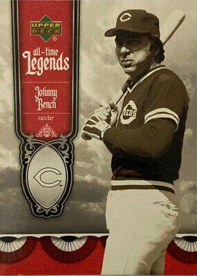Johnny Bench #ATL-13 Baseball Cards 2006 Upper Deck All Time Legends