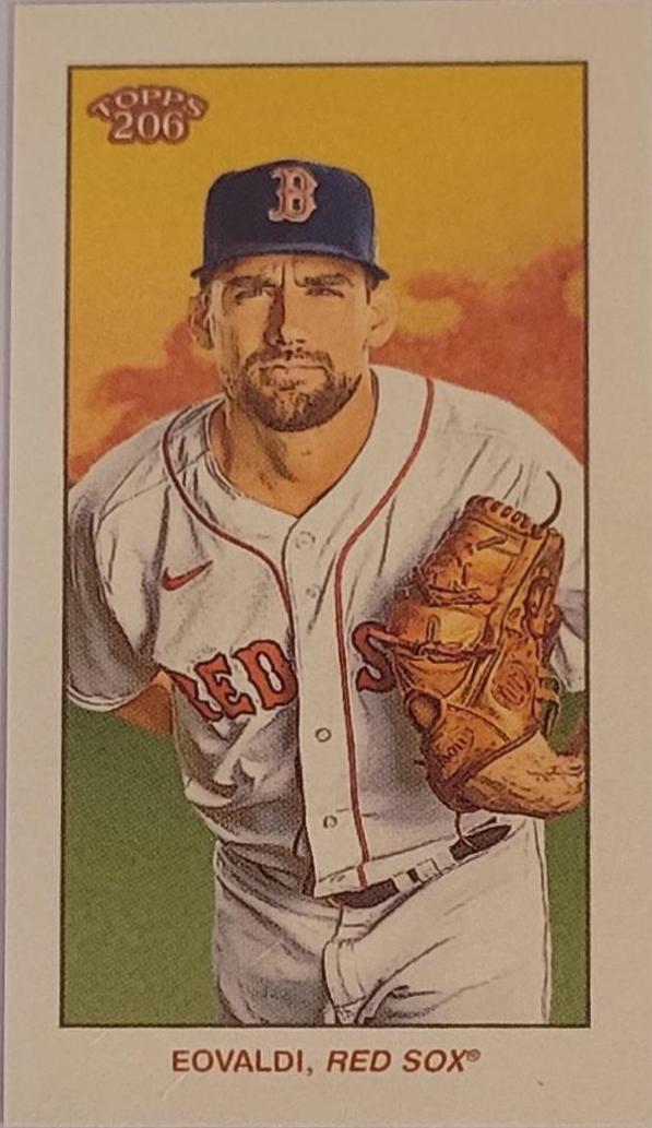 Nathan Eovaldi #48 - Wave 3 Baseball Cards 2021 Topps T206