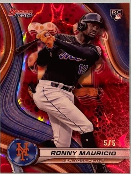 Ronny Mauricio [Red Lava Refractor] #41