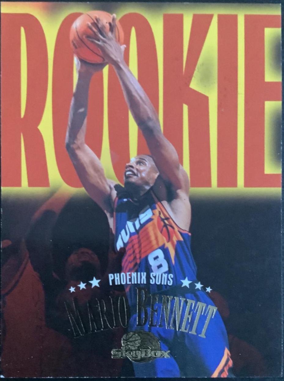 Mario Bennett #237 Basketball Cards 1995 Skybox Premium