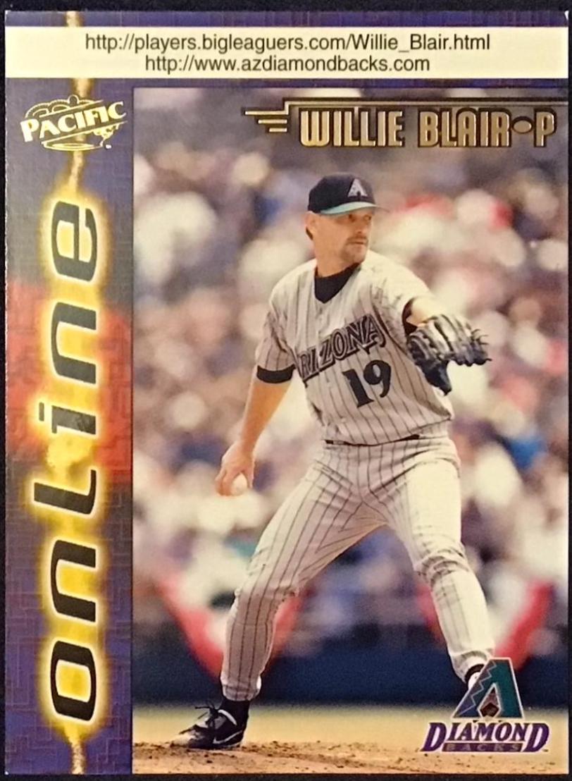 Willie Blair #32 1998 Pacific Online Baseball