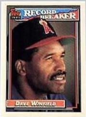 Dave Winfield #5 Baseball Cards 1992 Topps Micro