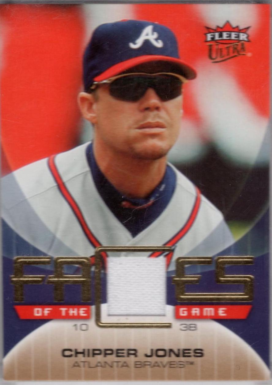 Chipper Jones #GF-CJ Baseball Cards 2007 Ultra Faces of the Game
