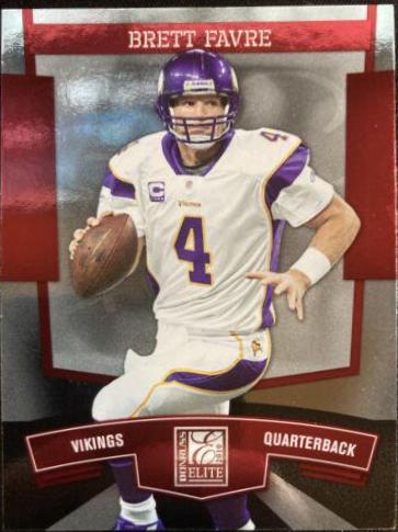 Brett Favre #55 Football Cards 2010 Panini Donruss Elite