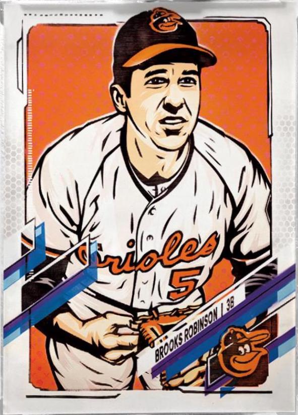 Brooks Robinson #333 2021 Topps Project 70 Baseball