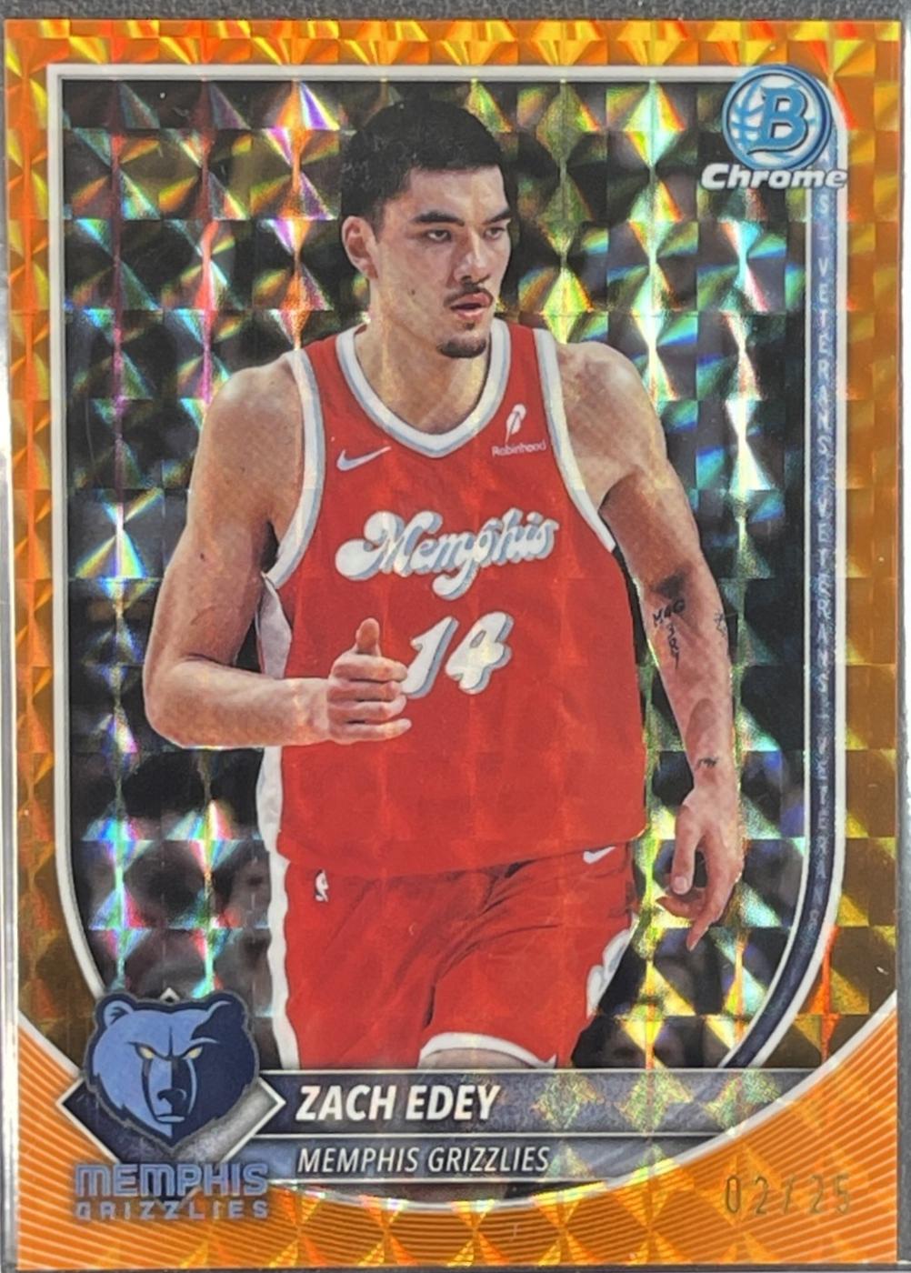 Zach Edey [Orange Geometric] #BCV-139