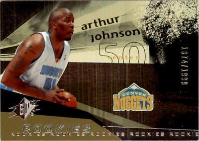 Arthur Johnson #98 Basketball Cards 2004 Spx