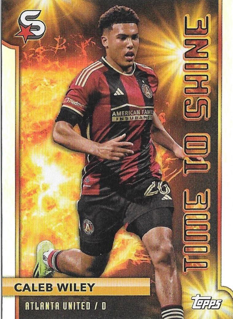 Caleb Wiley #TS-1 Soccer Cards 2024 Topps Superstars MLS Time to Shine