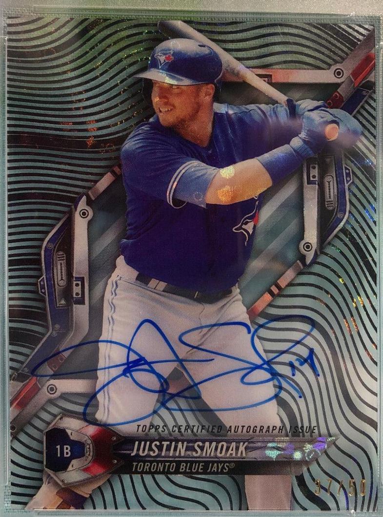 Justin Smoak [Autograph Black Orbit Diffractor] #HT-JS