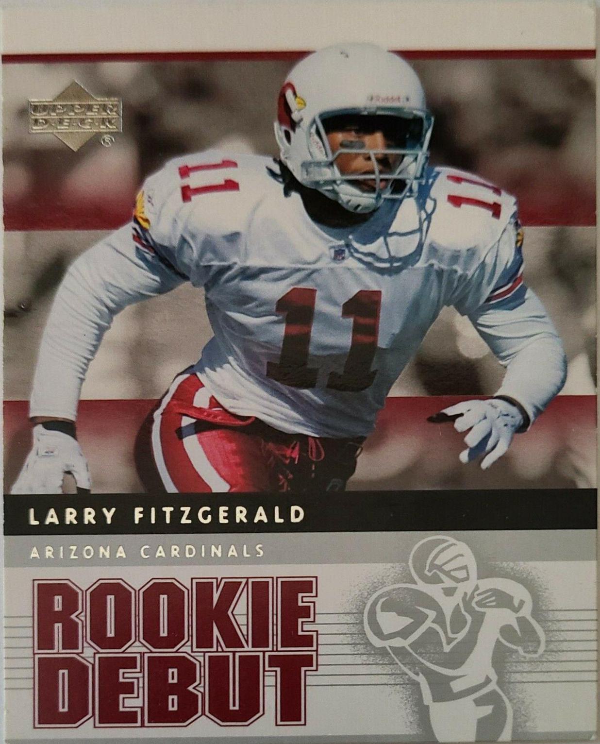 Larry Fitzgerald #1 Football Cards 2005 Upper Deck