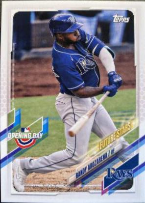 Randy Arozarena #51 Baseball Cards 2021 Topps Opening Day